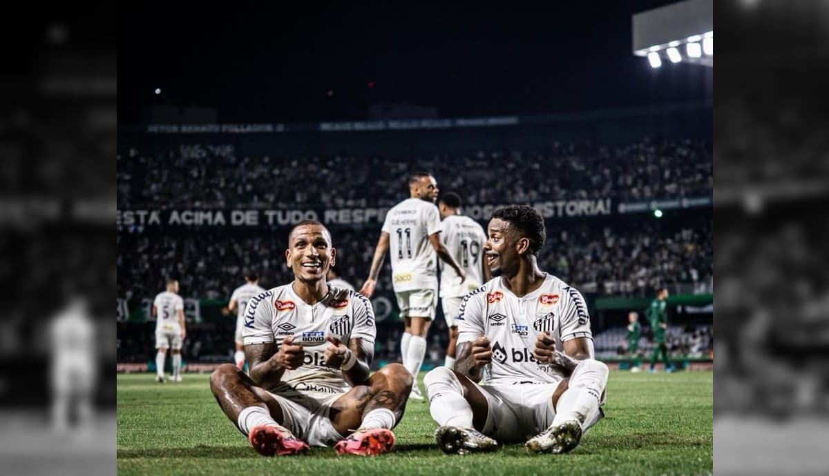 Otero fez golaço para o Santos