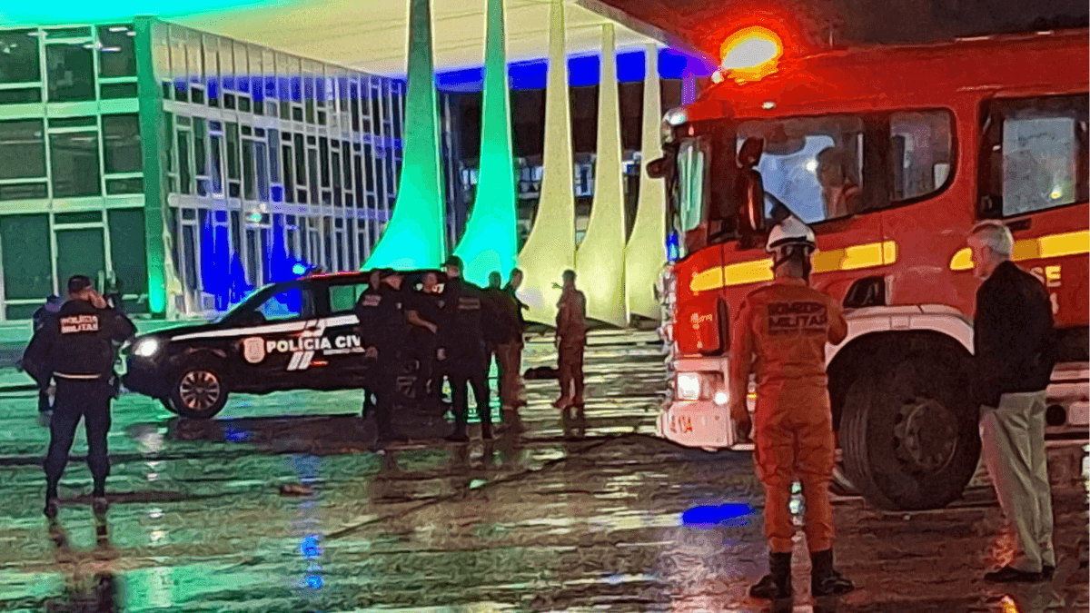 Explosões são ouvidas em frente ao STF e Praça dos Três Poderes é isolada