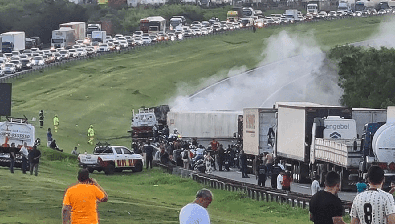 Não há registro de feridos