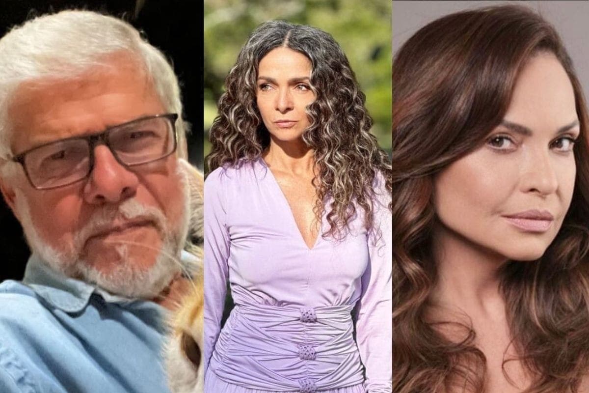 José Mayer, Claudia Ohana e Luiza Tomé