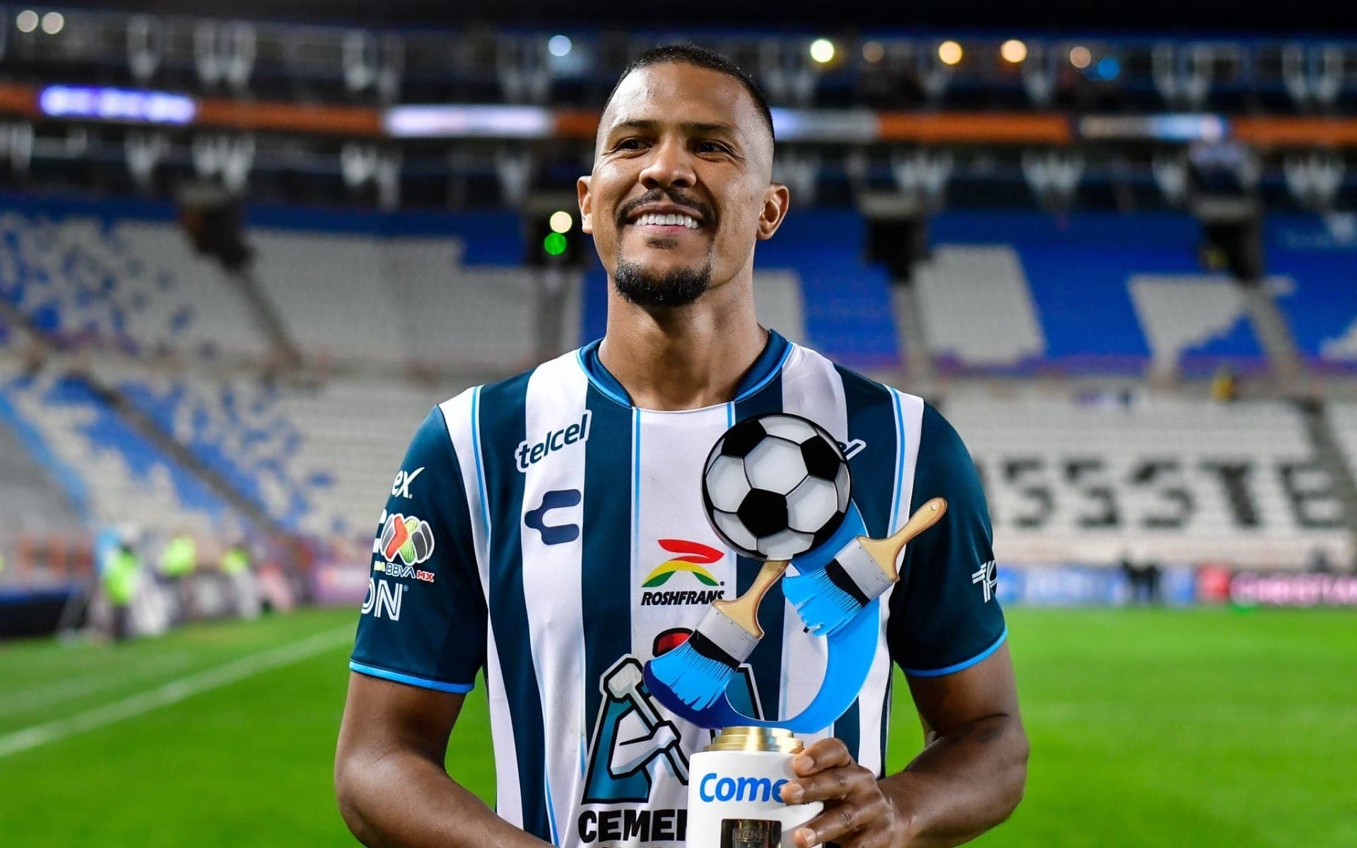 Salomón Rondón, atacante do Pachuca, do México