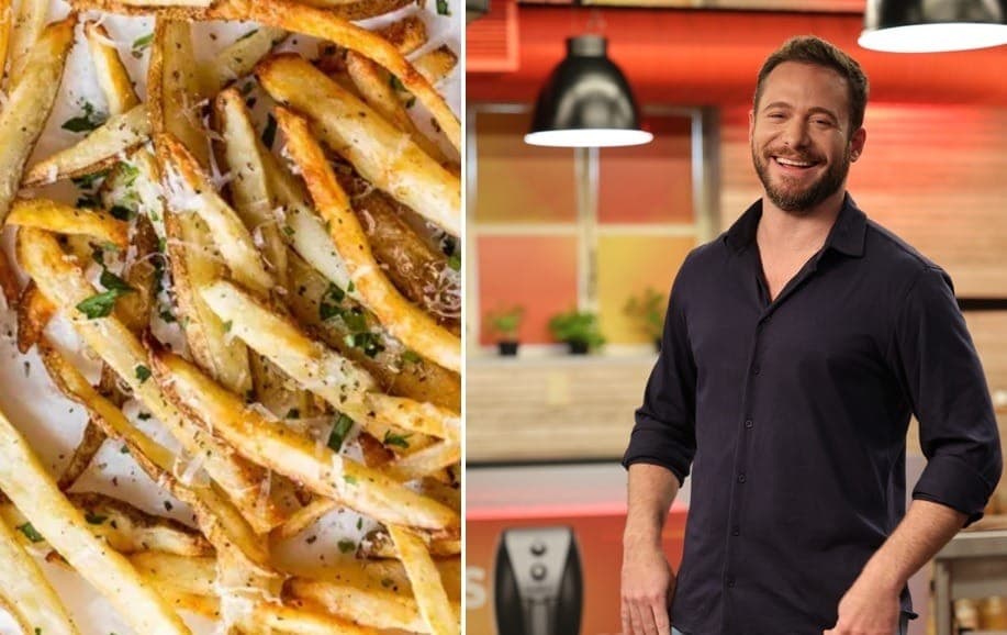 Dalton Rangel: esposa grávida tem desejo de batatinhas fritas; ele prepara na air fryer