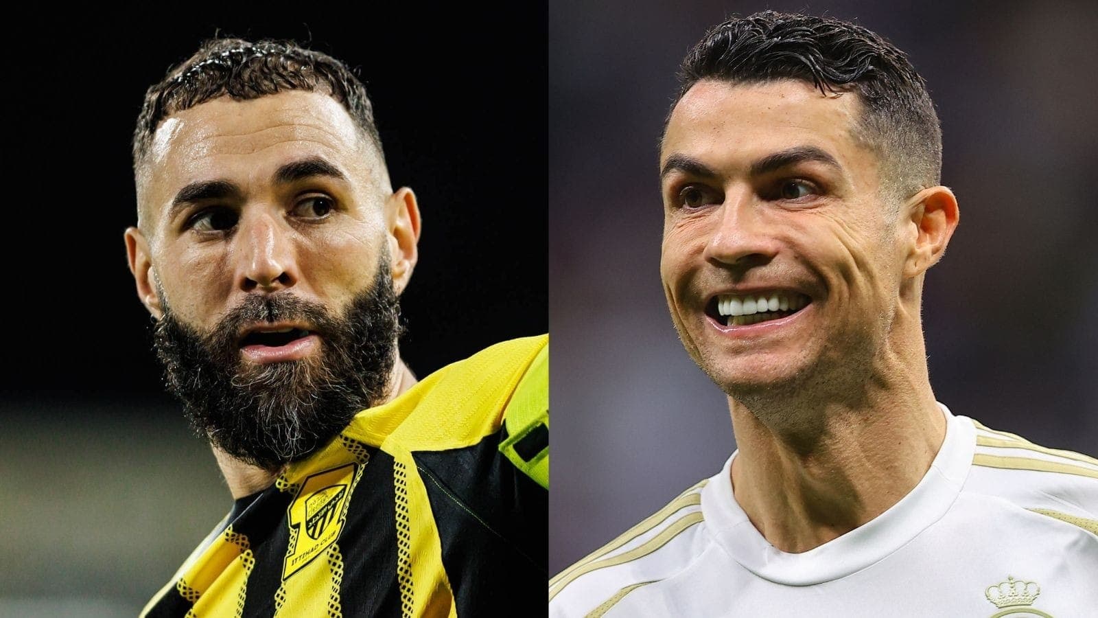 Benzema e Cristiano Ronaldo