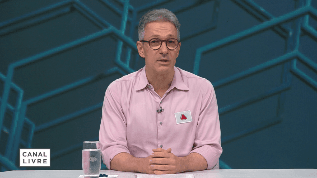 Romeu Zema, governador de Minas Gerais, no Canal Livre