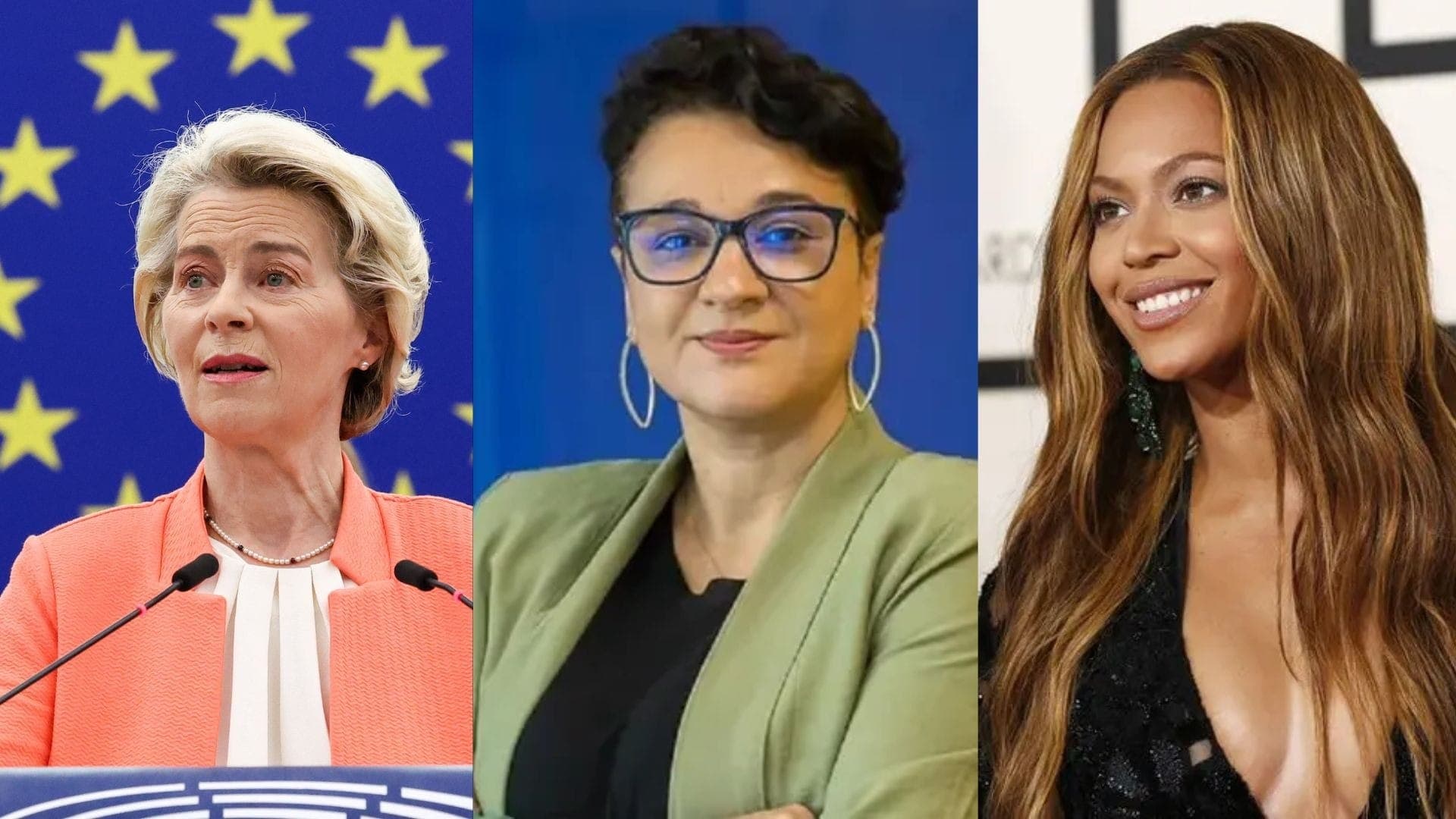 Ursula von der Leyen, Tarciana Medeiros e Beyoncé