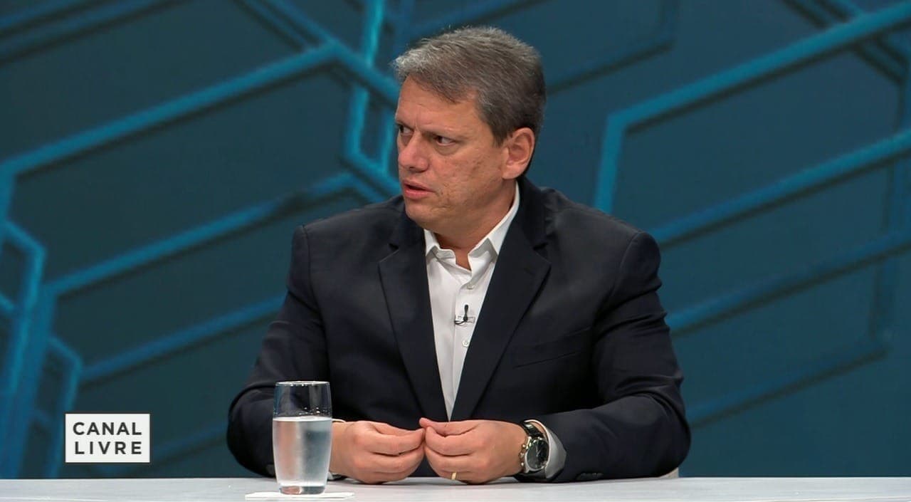 Tarcísio de Freitas no Canal Livre