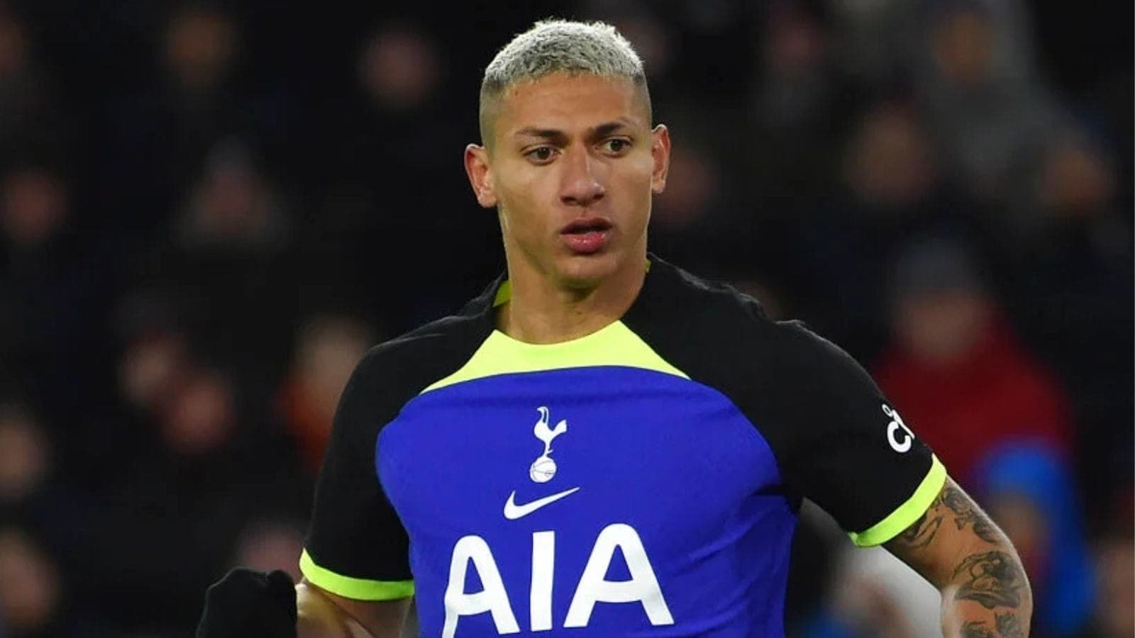 Richarlison, ex-Fluminense, em ação pelo Tottenham