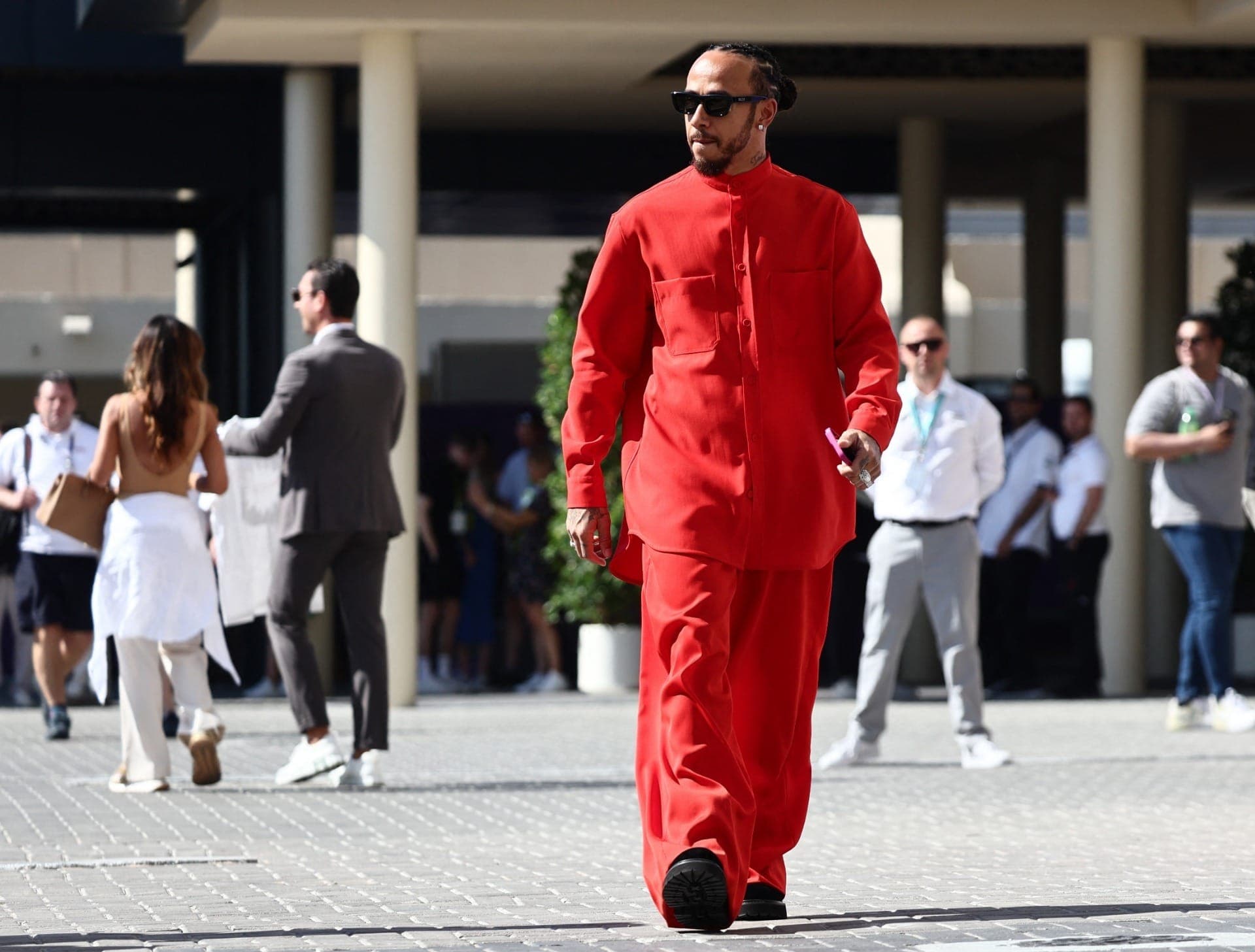 Lewis Hamilton no GP de Abu Dhabi de 2024