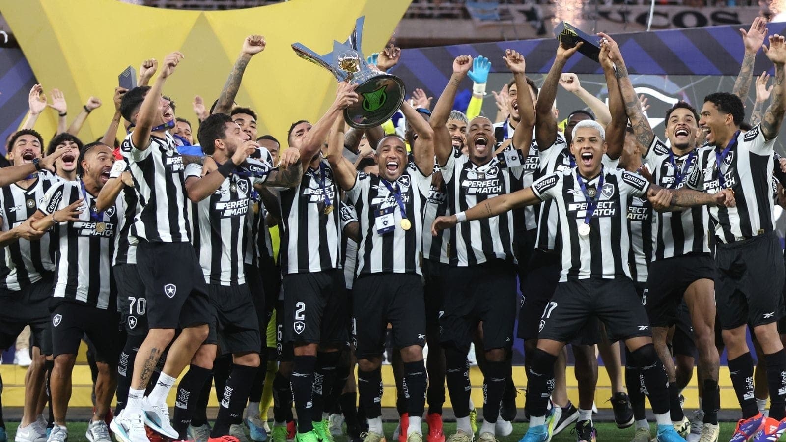 Botafogo comemora título do Brasileirão de 2025