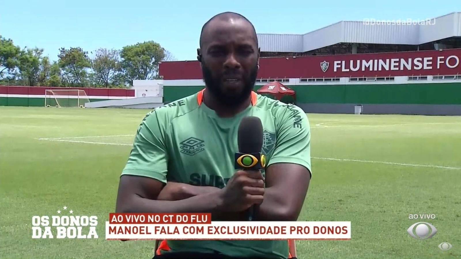 Manoel, em entrevista para o Os Donos da Bola RJ