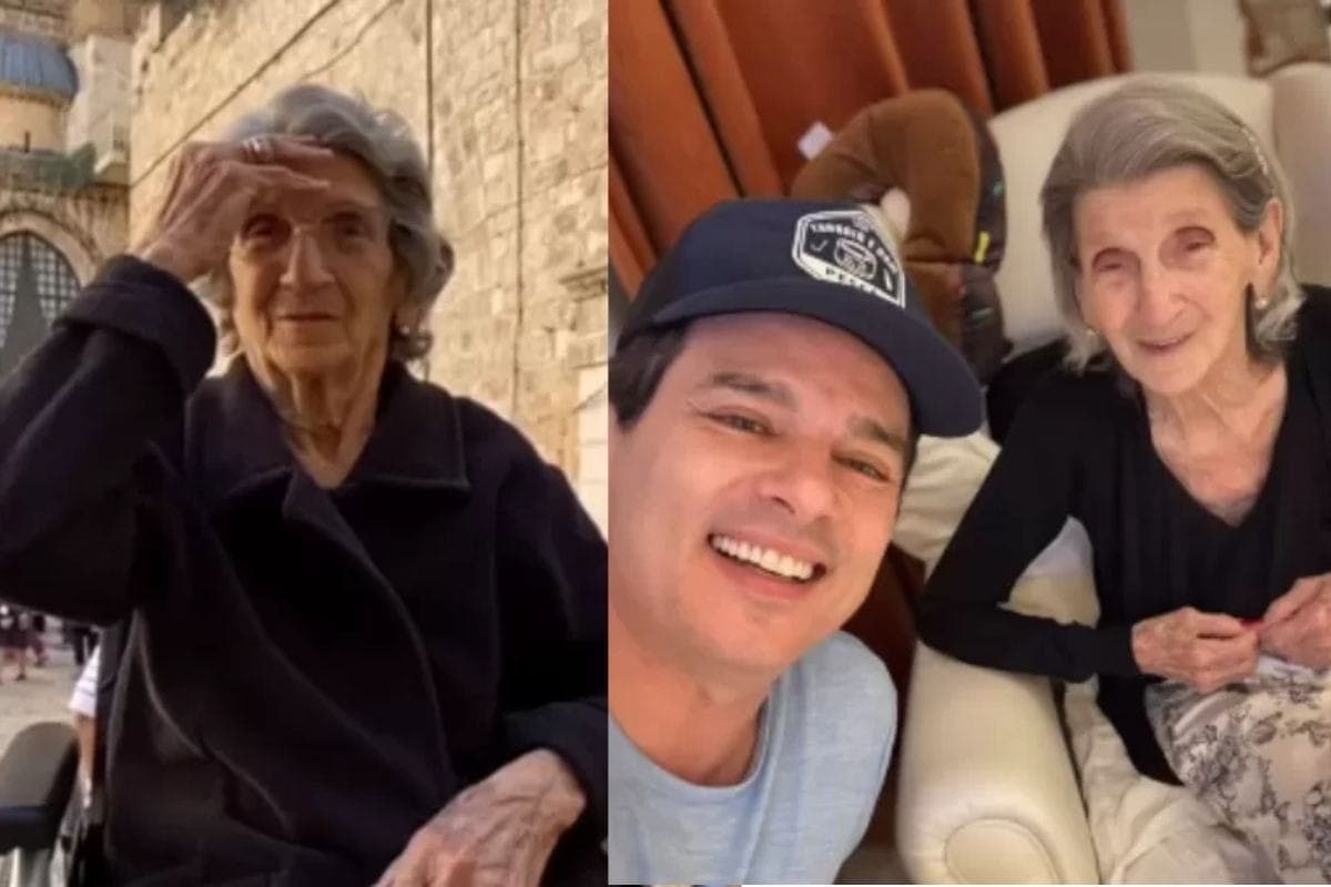 Celso Portiolli e mãe