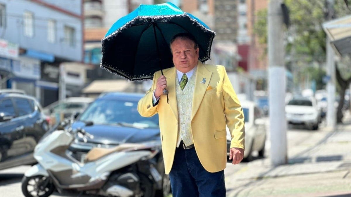 Jacquin durante as gravações da 4ª temporada de Pesadelo na Cozinha
