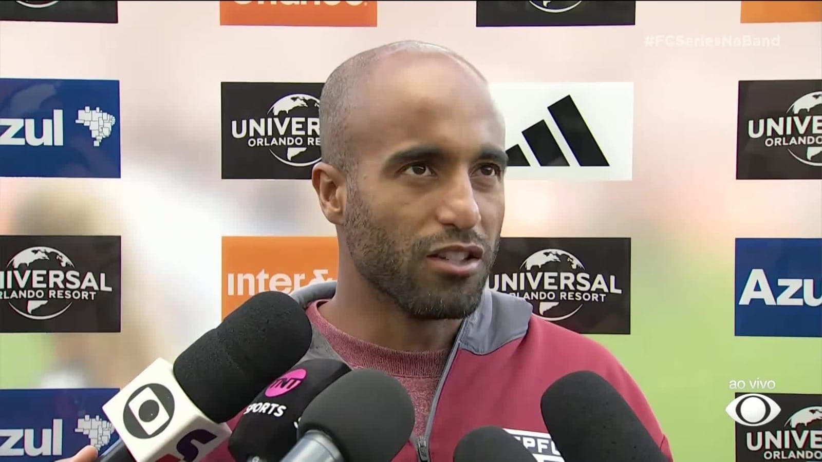 Lucas, meia-atacante do São Paulo em entrevista após empate em 0 a 0 com o Flamengo na FC Series
