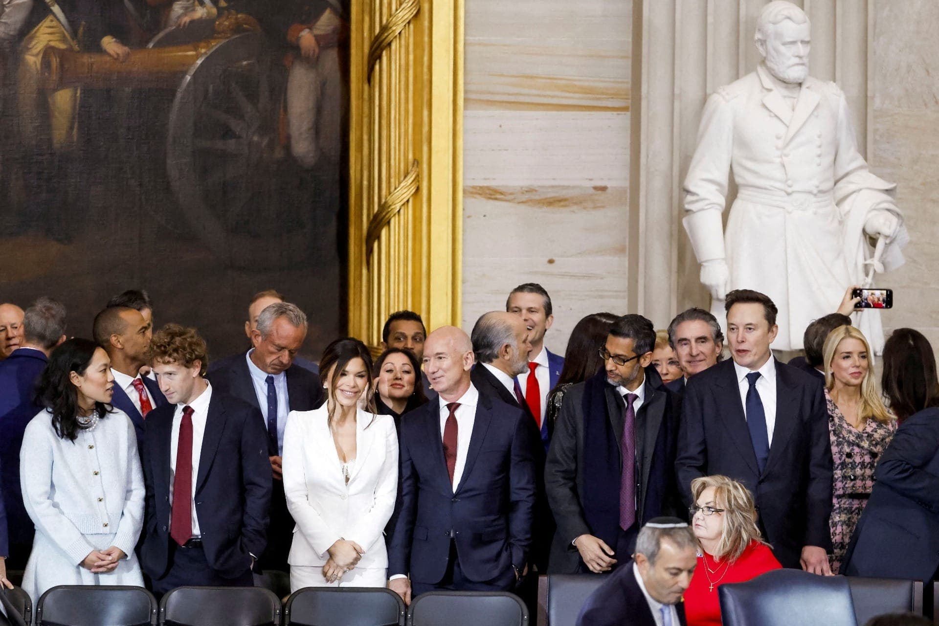 CEOs e donos de Big Techs foram convidados ilustres da posse de Trump