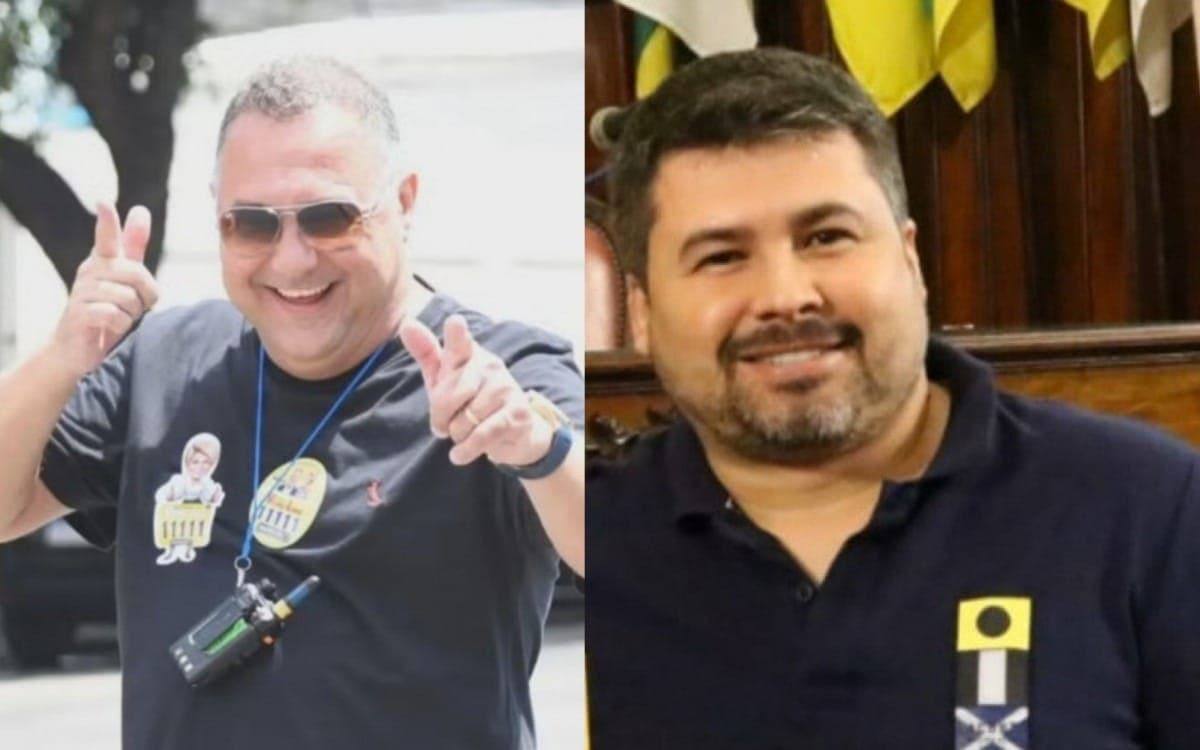 Marcelo dos Anjos Abitan da Silva, à esquerda, foi morto pelo policial Raphael Pinto Ferreira Gedeão