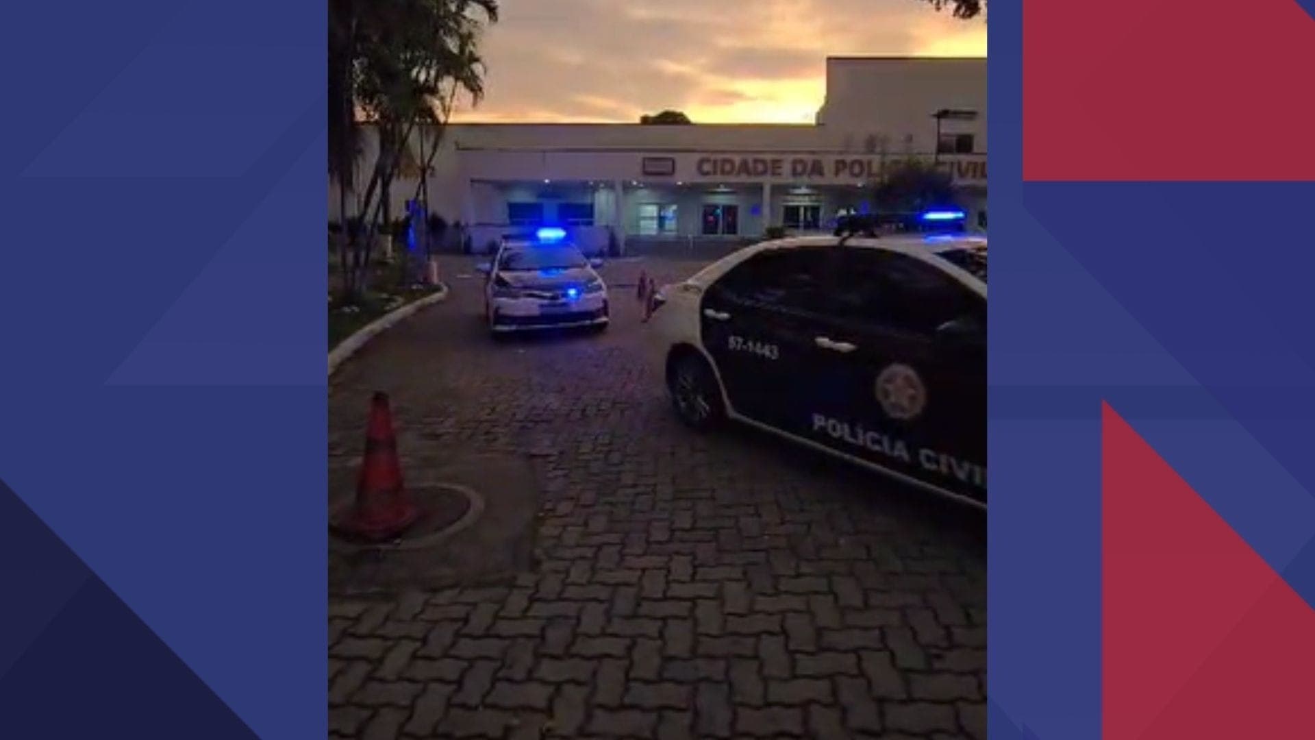 Viaturas deixaram a Cidade da Polícia no início da manhã