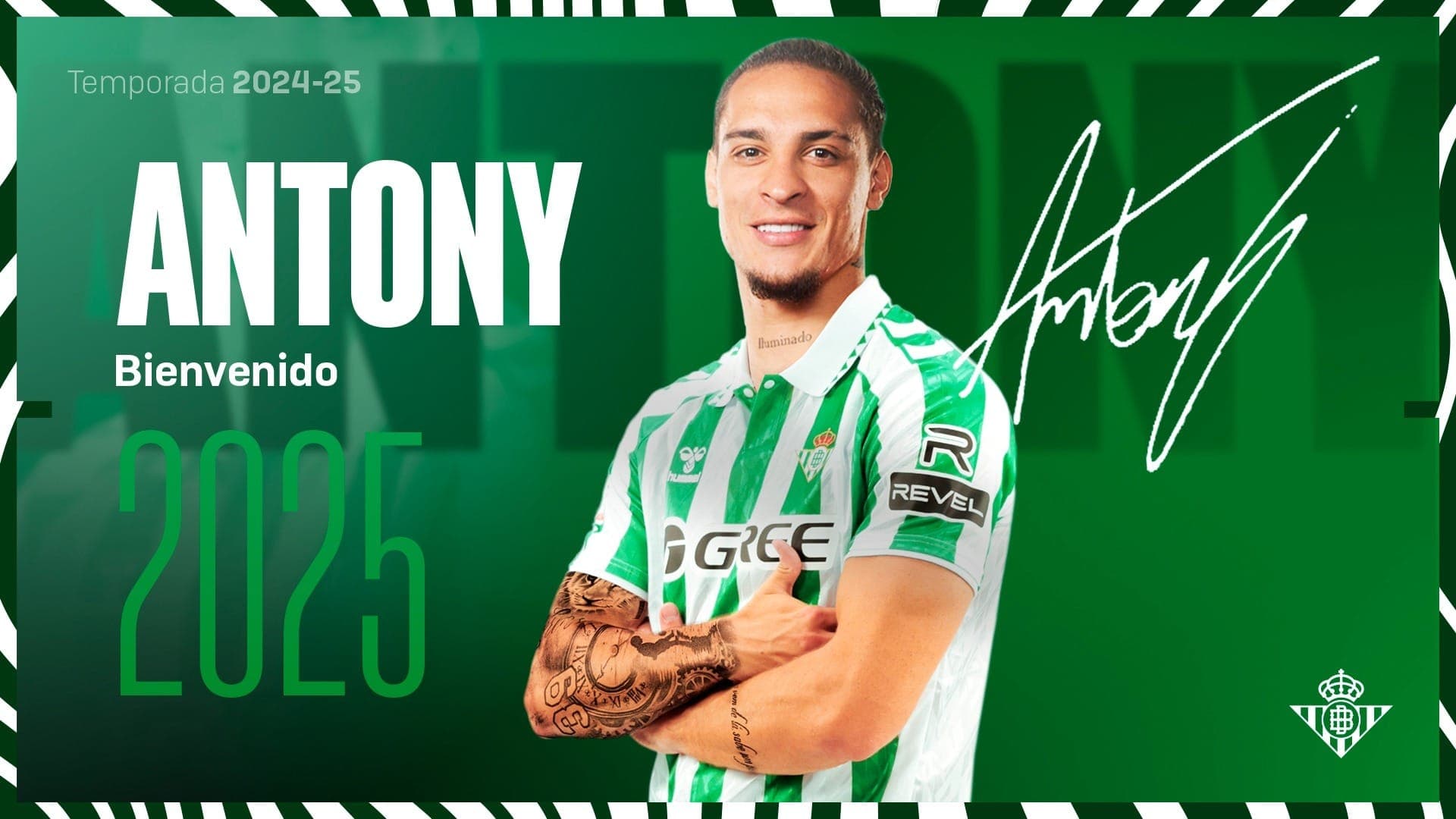 Antony foi anunciado no Betis