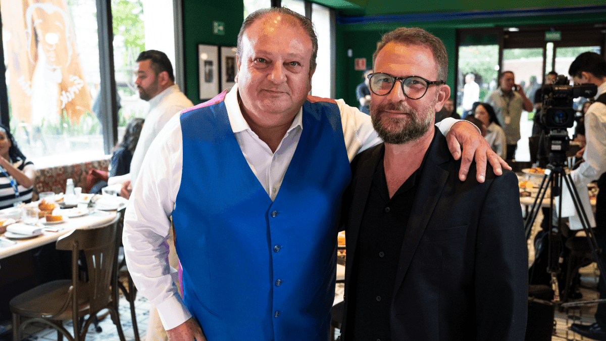 Érick Jacquin e o diretor de Pesadelo na Cozinha, Maxi García Solla
