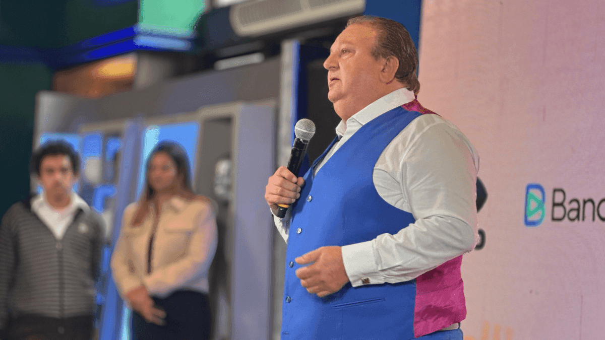 Érick Jacquin na coletiva de imprensa da quarta temporada de "Pesadelo na Cozinha"