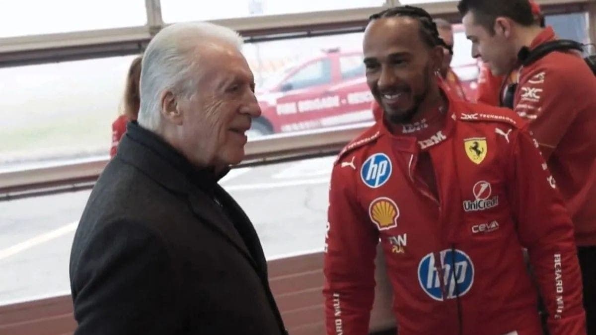 Filho de Enzo Ferrari descreve primeiro dia de Hamilton na Ferrari