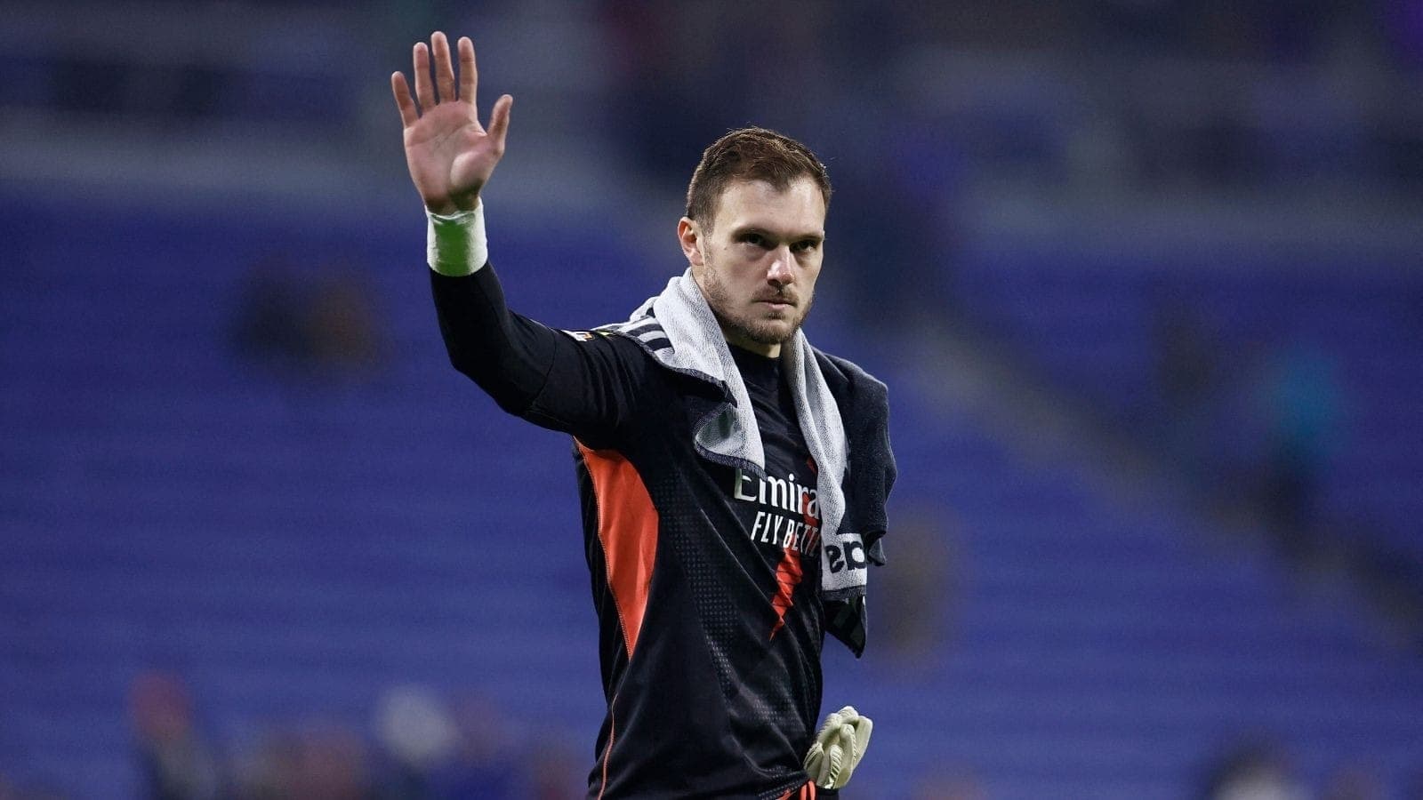 Lucas Perri após classificação do Lyon na Liga Europa