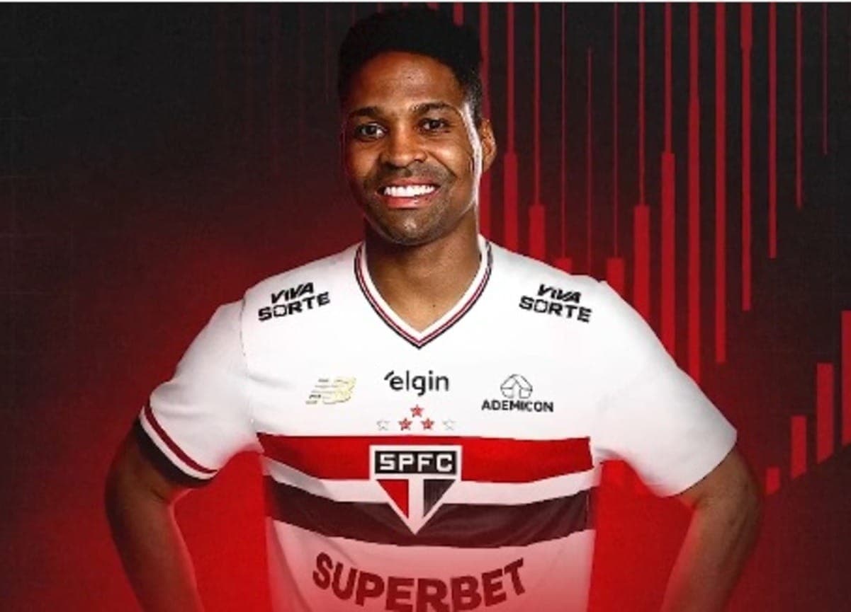 Wendell foi anunciado com novo uniforme do São Paulo