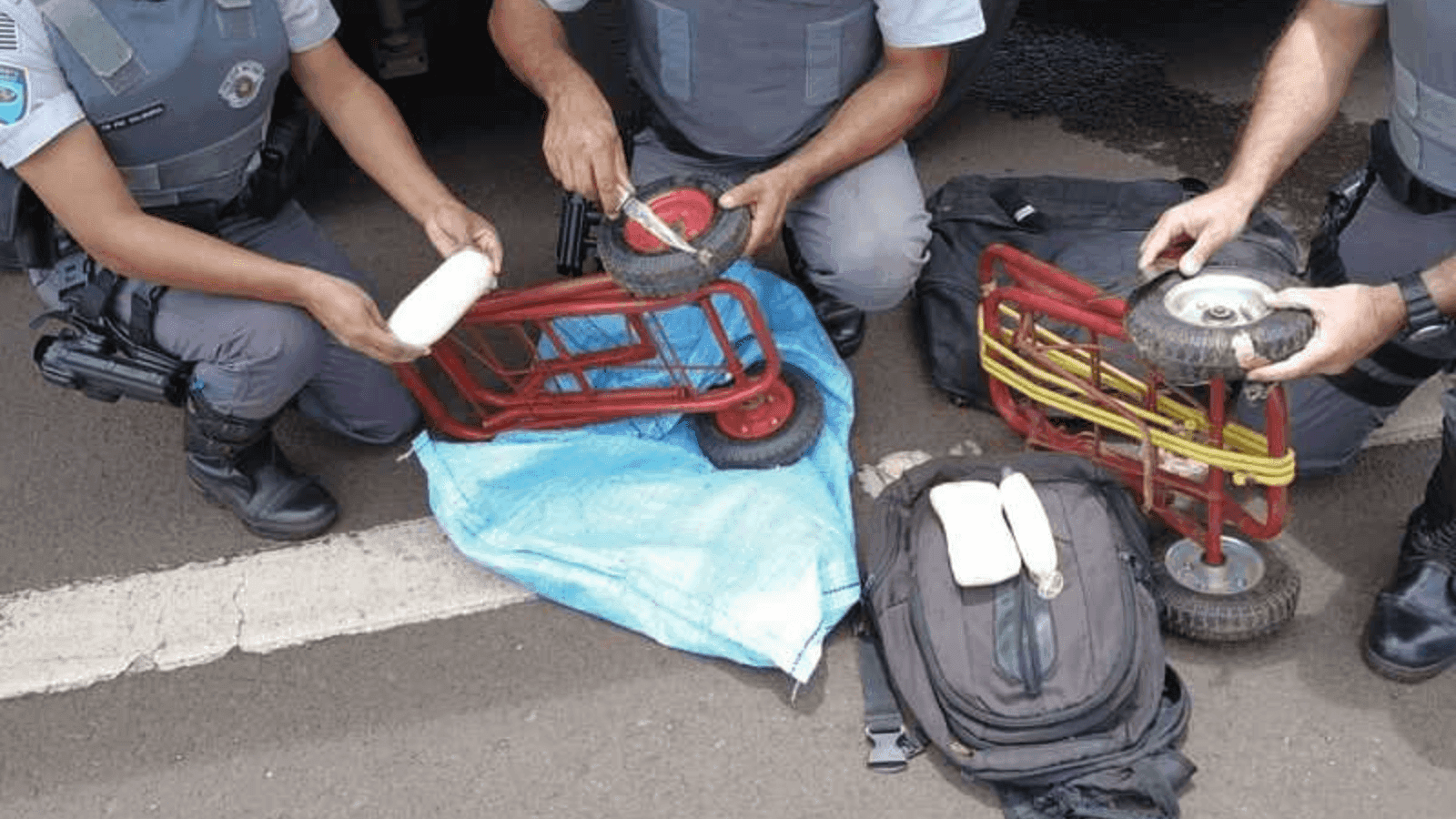 Dois bolivianos foram presos por tráfico de drogas