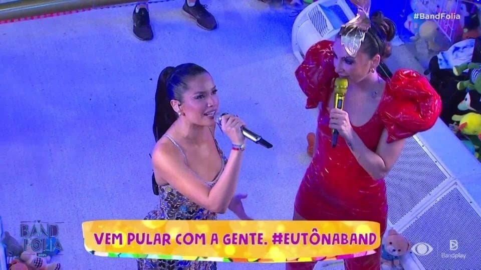 Juliette e Claudia Leitte no Band Folia 2024