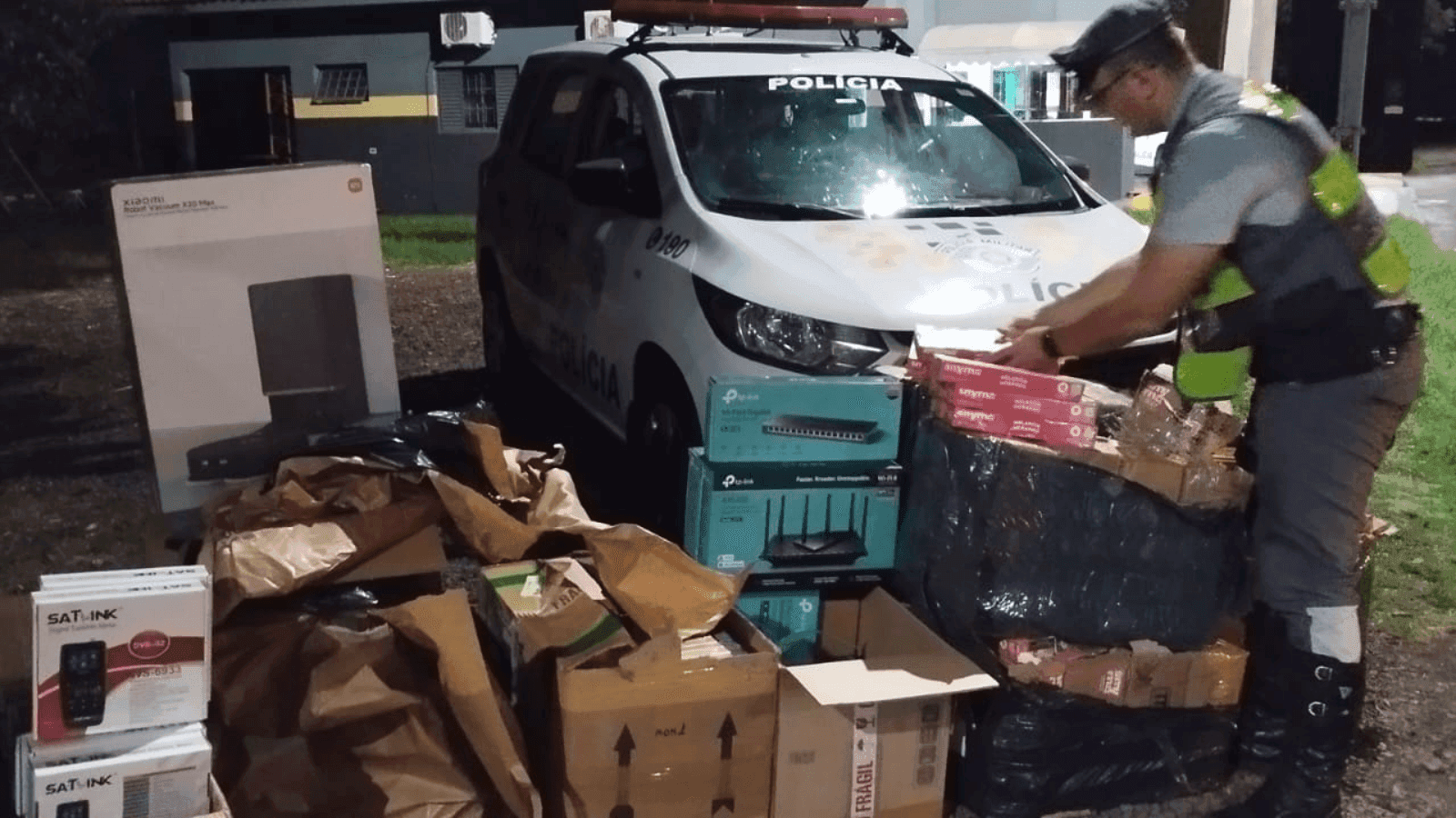 Os produtos foram encaminhados à Receita Federal