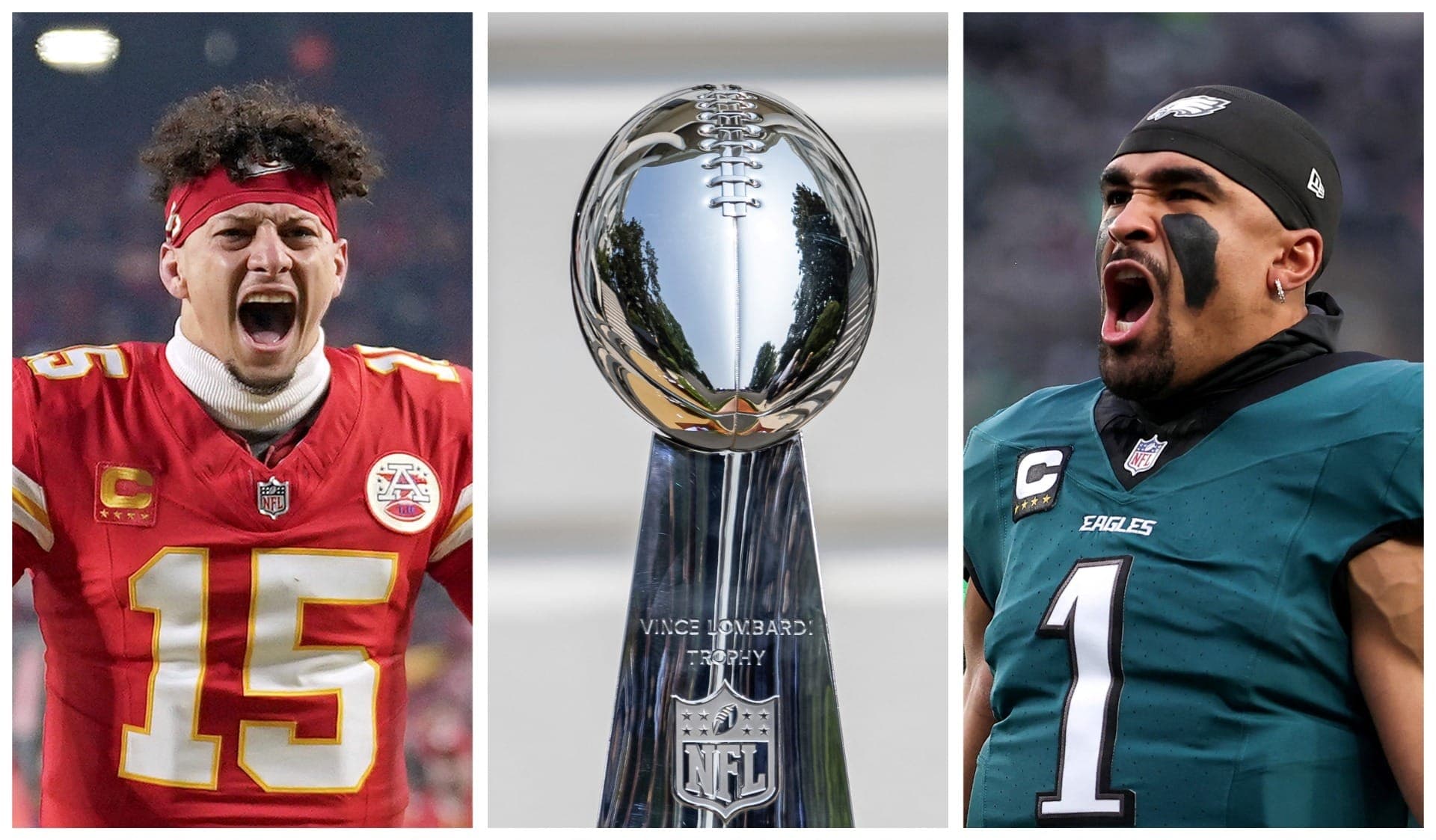 A final do Super Bowl entre Philadelphia Eagles e Kansas City Chiefs é neste domingo, 09/02