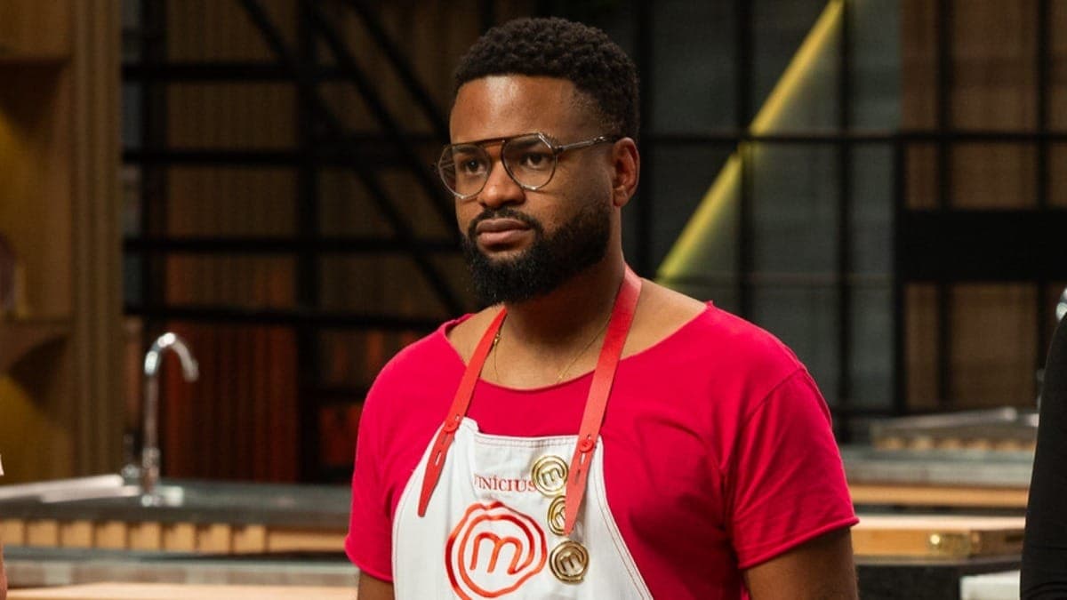 Vinícius em seu último episódio no MasterChef Brasil