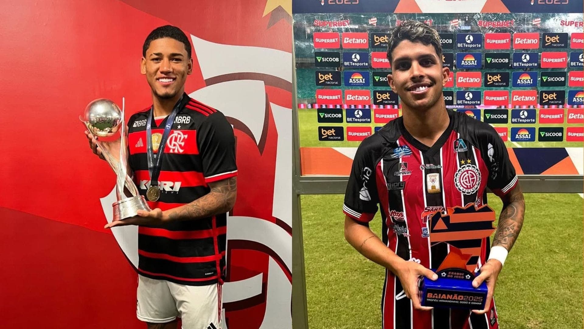 Rayan Lucas e Felipe Cardoso sobreviveram ao incêndio