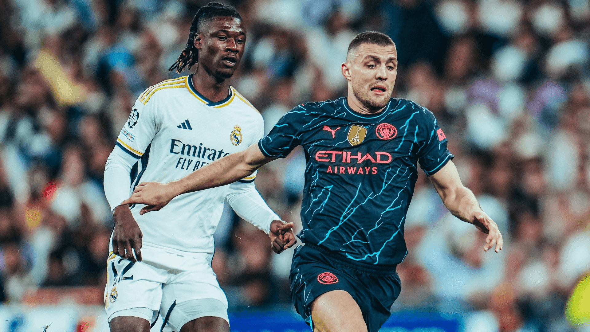 Manchester City e Real Madrid disputam uma vaga nas oitavas de final