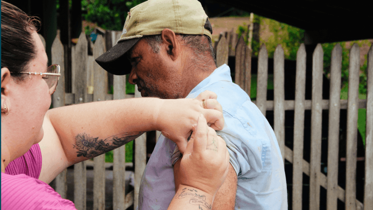 1.261 pessoas abordadas nas casas já estavam imunizadas, não houve recusa