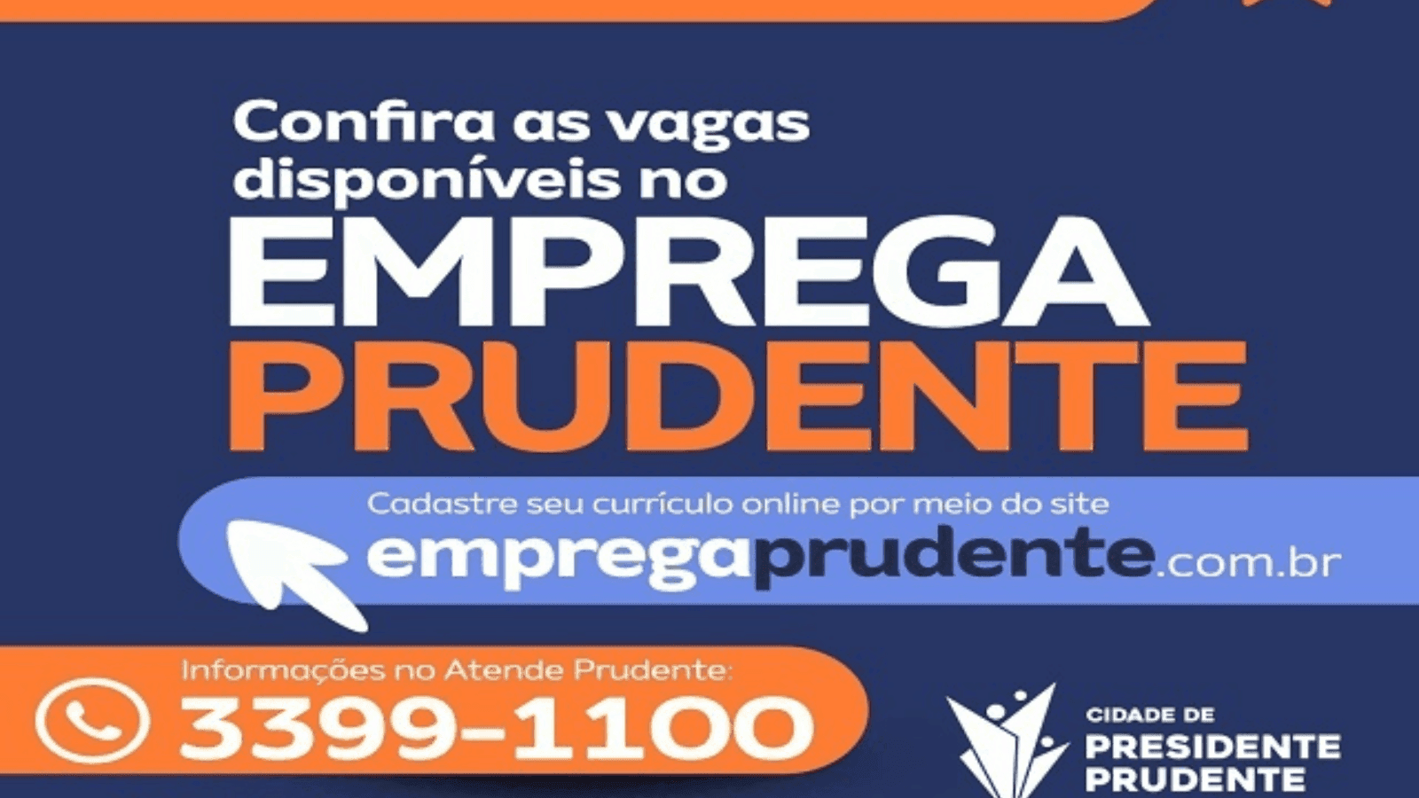 Os cargos disponíveis podem ser consultados no Mural de Vagas
