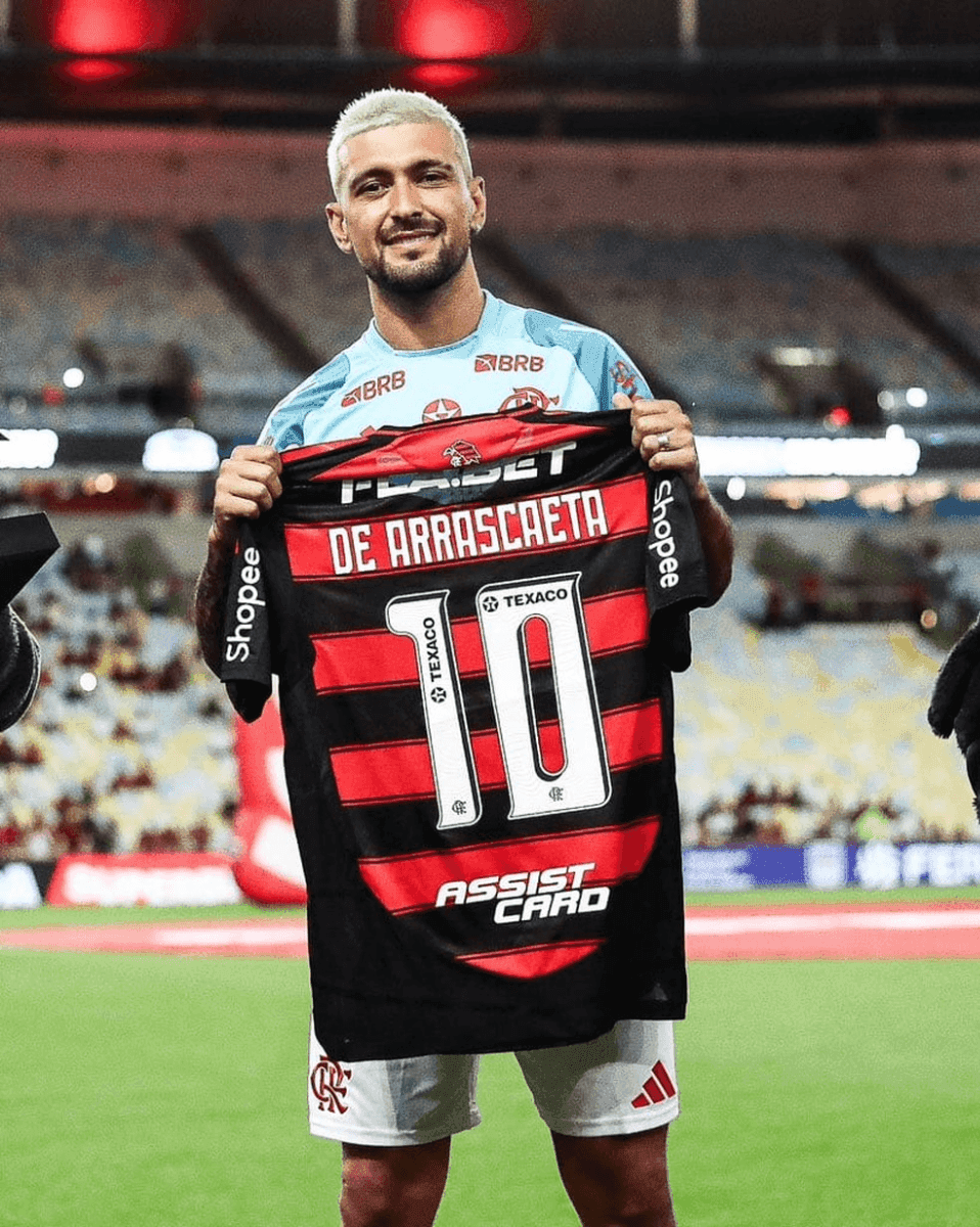 Arrascaeta é o novo camisa 10 do Flamengo