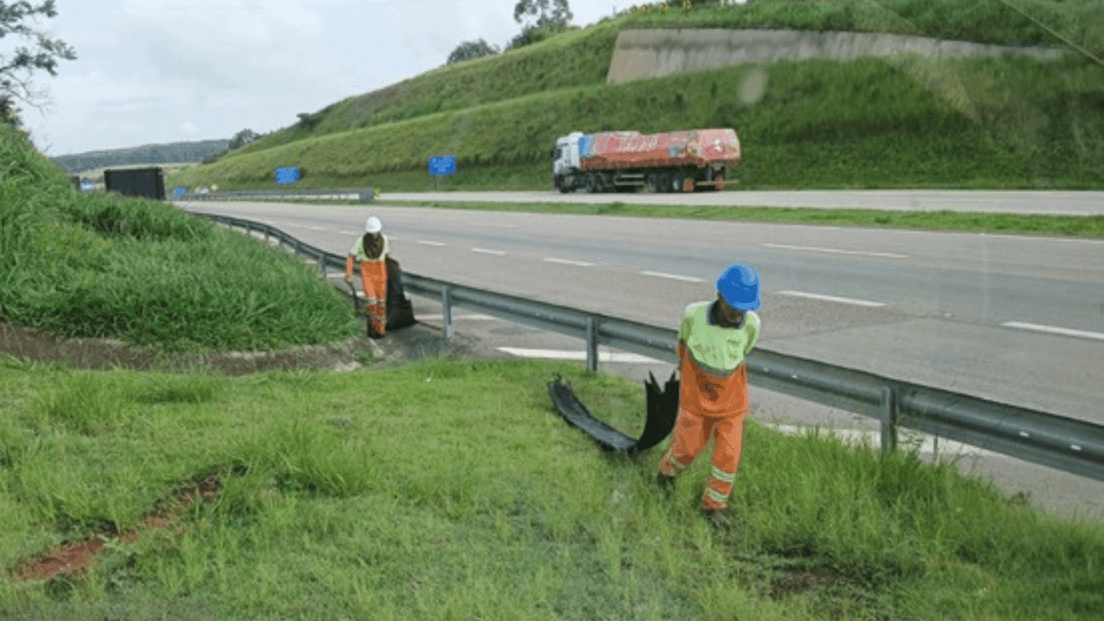 Concessionária removeu 110 toneladas de resíduos