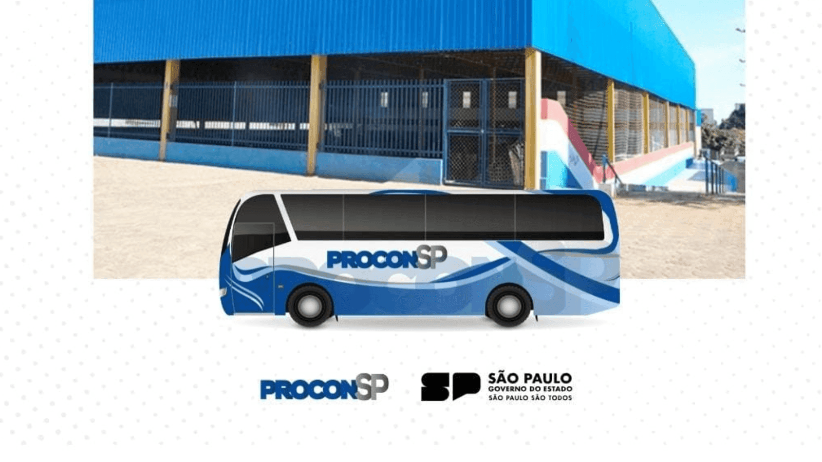 O ônibus do Procon estará presente das 9h às 16h