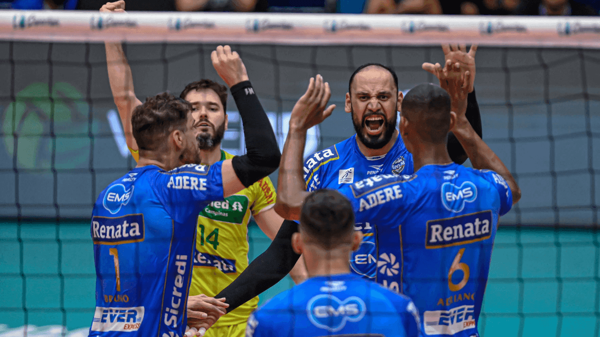 O Vôlei Renata vem embalado pela sequência de três vitórias nos últimos quatro jogos