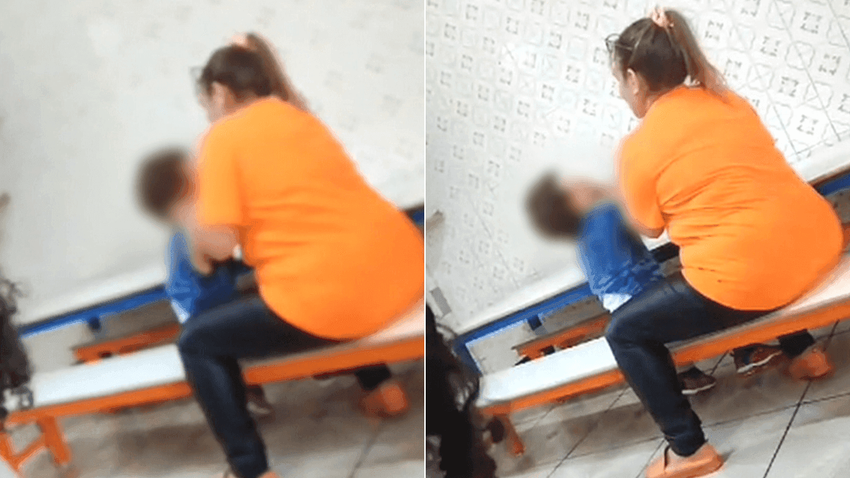 Dona de creche é flagrada agredindo criança em Osasco (SP)