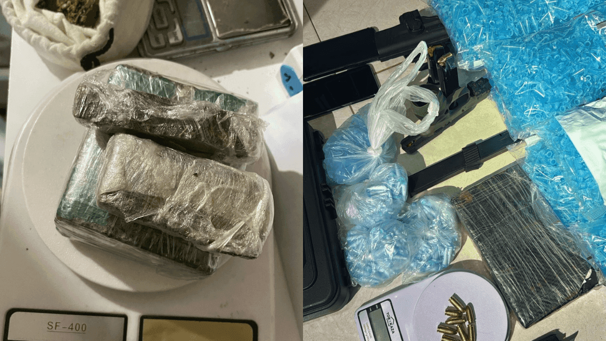 Foi apreendido 1.523g de cocaína e 333g de maconha durante o cumprimento dos mandados