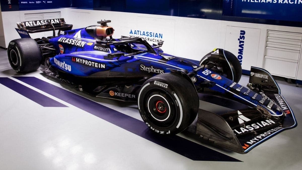 Williams revela FW47 com pintura especial em Silverstone