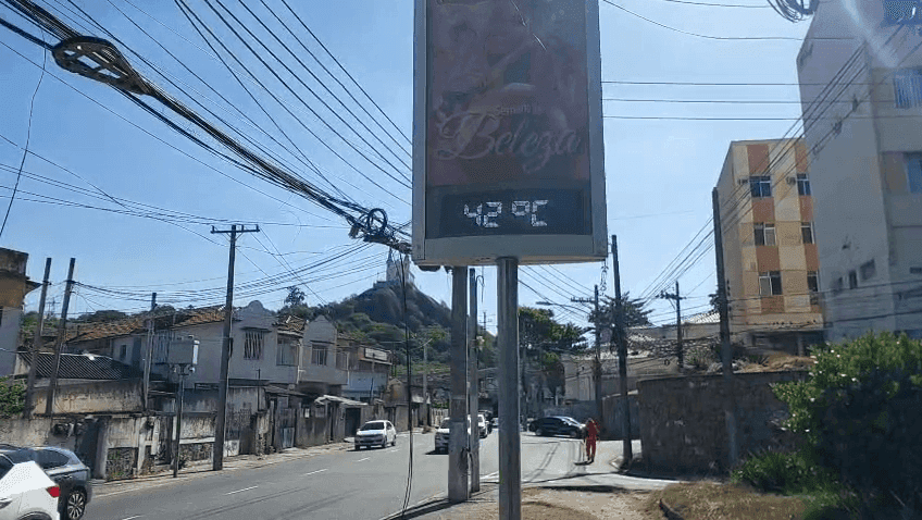 Até esta terça-feira (18), a temperatura deve ficar na casa dos 42 graus