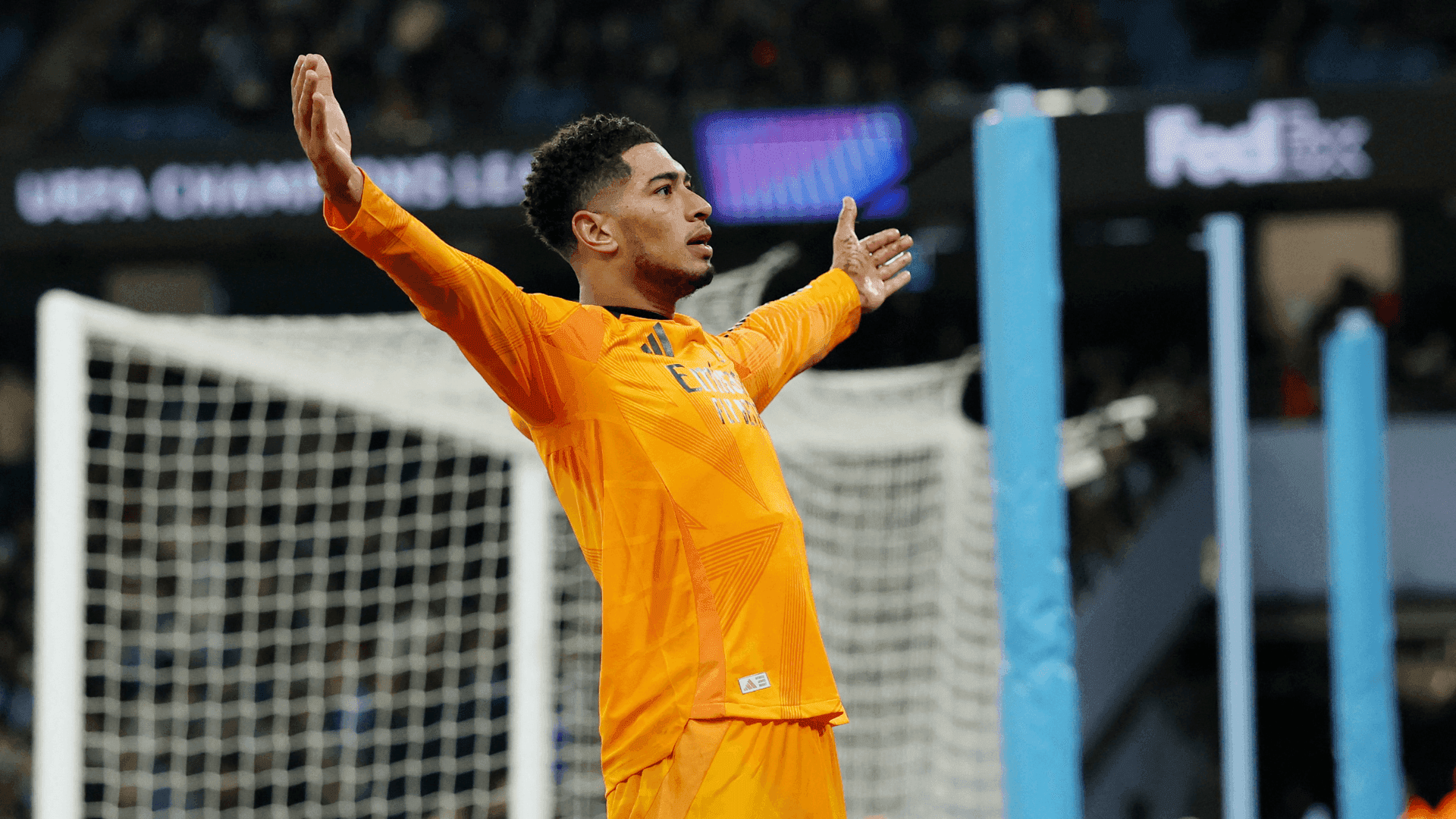 Bellingham marcou o gol que garantiu a vitória no jogo de ida