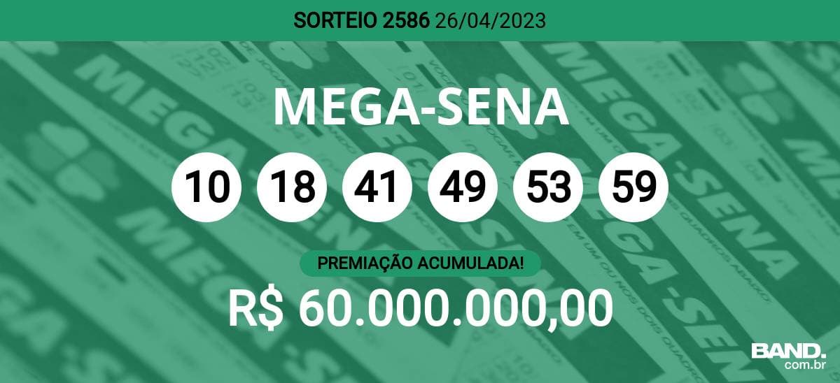 Aposta mínima da Mega-Sena, com seis dezenas, custa R$ 4,50 e pode ser feita na internet