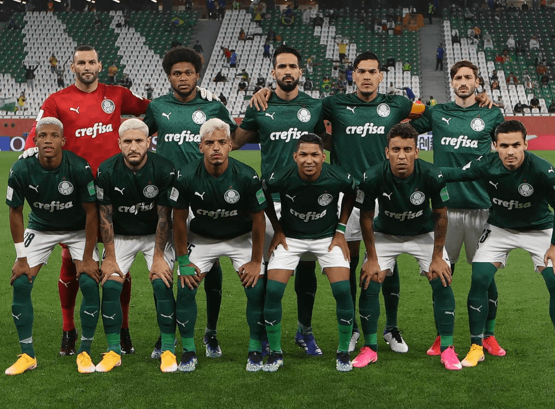 Time do Palmeiras que enfrentou o Tigres no Mundial de Clubes