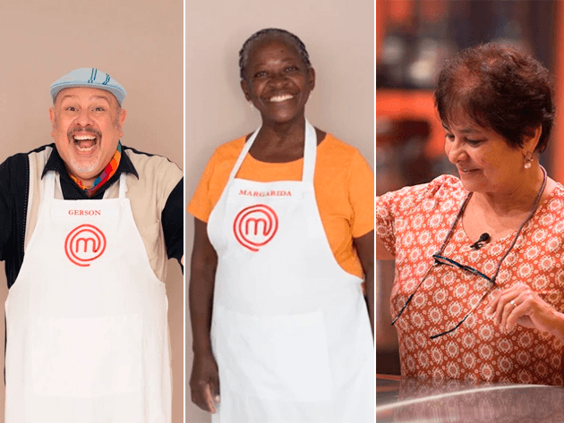 Gerson, dona Margarida e dona Fátima fizeram sucesso dentro e fora do MasterChef