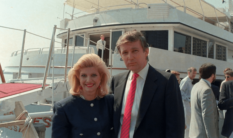Trump e Ivana se divorciaram em 1992