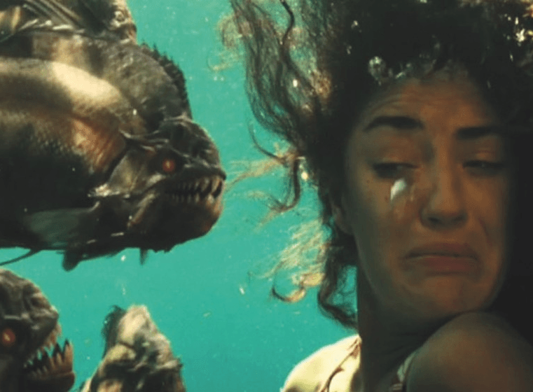As piranhas irão atacar um parque aquático cheio de turistas