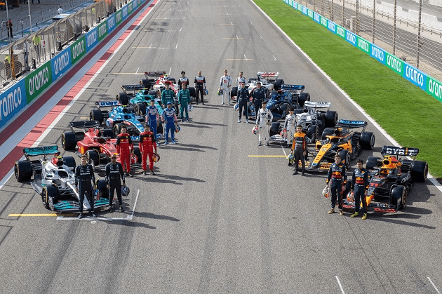 Grid da F1 na temporada 2022